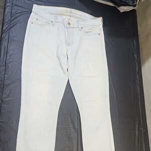 7 For All Mankind Women's Light Gray Skinny Jeans